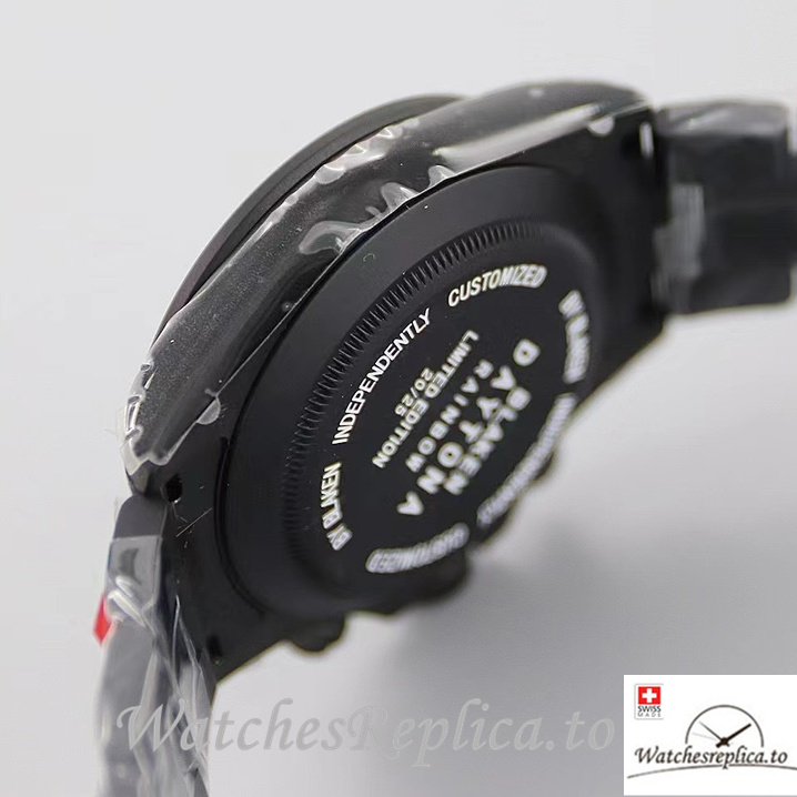 Swiss Rolex Daytona Replica Stainless steel strap 40MM - WatchesReplica.is