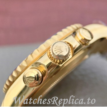 Swiss Rolex Yacht Master Replica 116680-0002 Yellow Gold strap 44MM - WatchesReplica.is