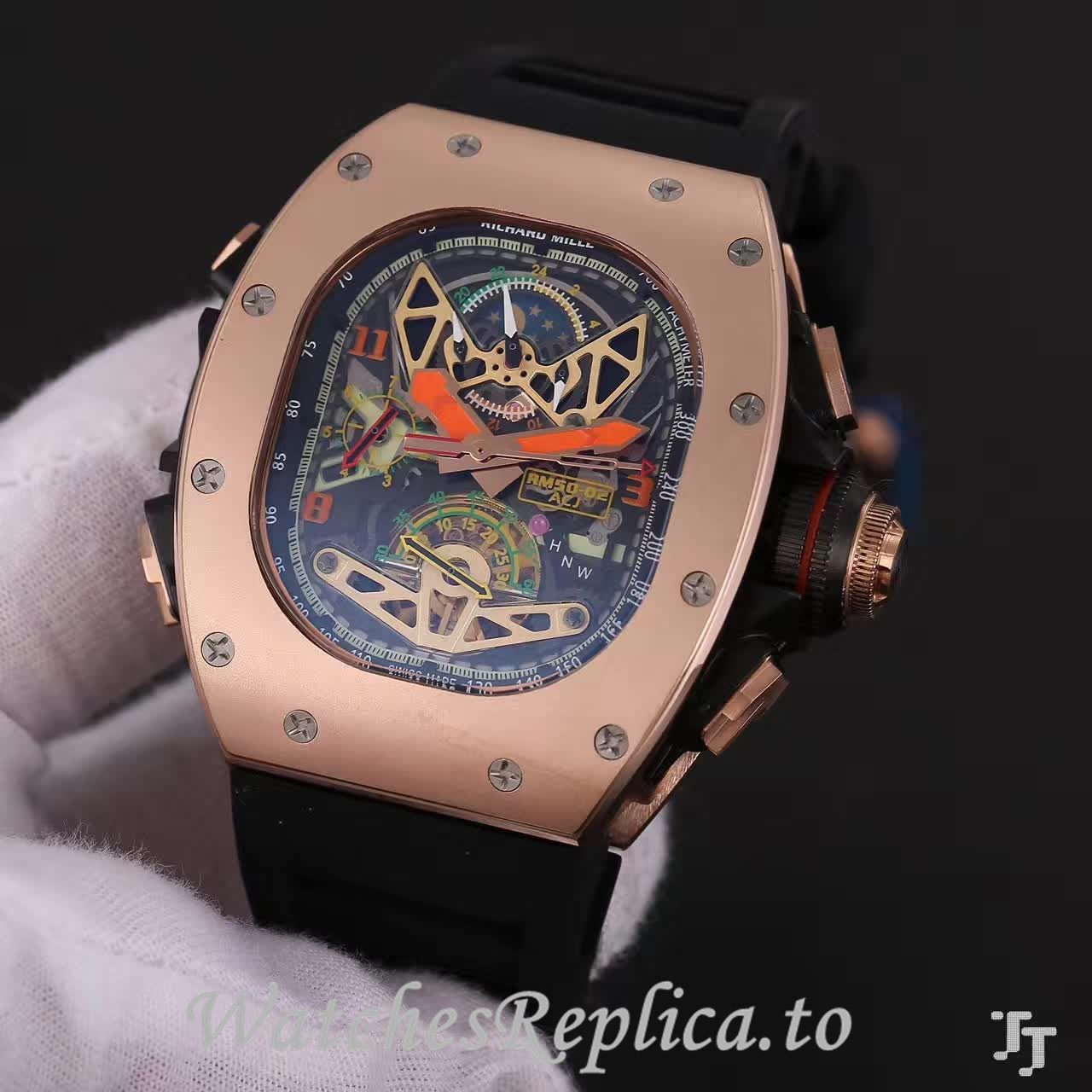 Richard Mille Replica RM50-02 Rubber strap 41MM - WatchesReplica.is