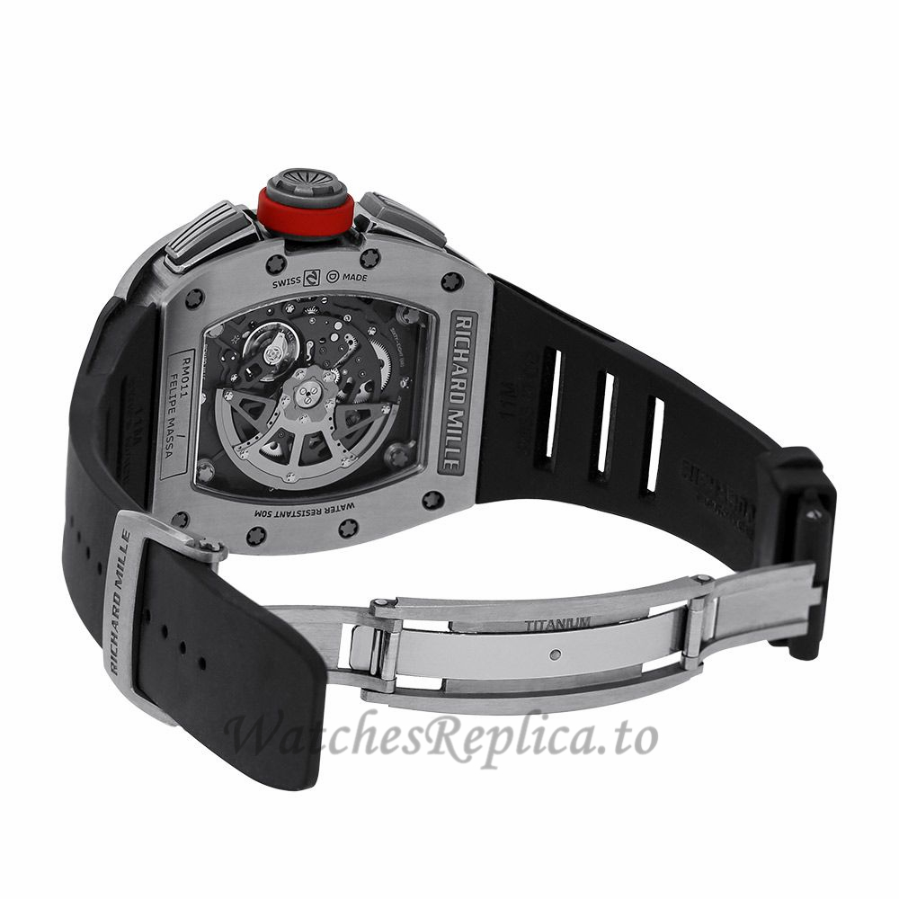 Richard Mille Replica Felipe Massa Titanium Chronograph Titanium 50MM M01107008 - WatchesReplica.is