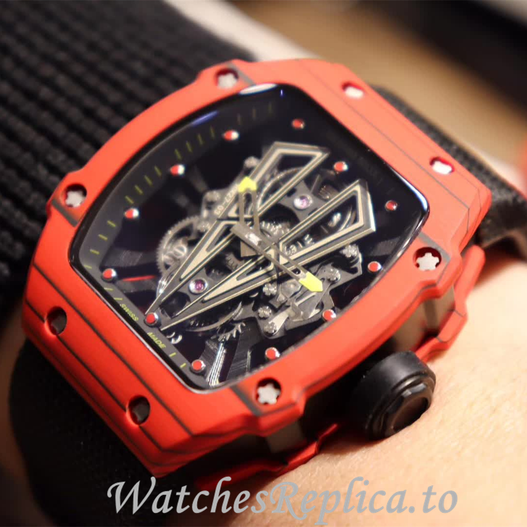 Richard Mille Replica RM27-03 Canvas strap 48MM - WatchesReplica.is