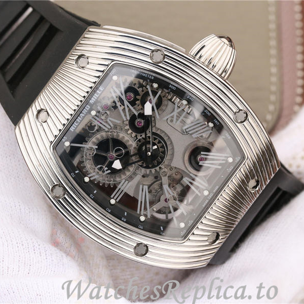 Richard Mille Replica RM018 Rubber strap 48MM - WatchesReplica.is