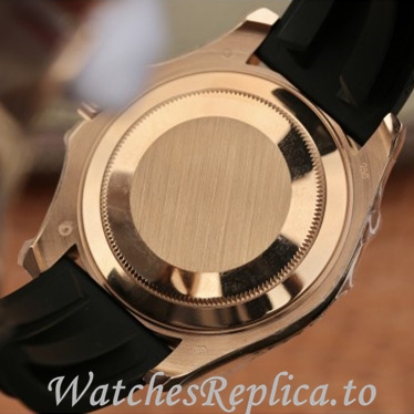 Swiss Rolex Yacht Master Replica 116655 Rubber strap 40MM - WatchesReplica.is