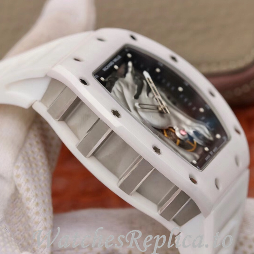 Richard Mille Replica RM52-02 Rubber strap 50MM - WatchesReplica.is