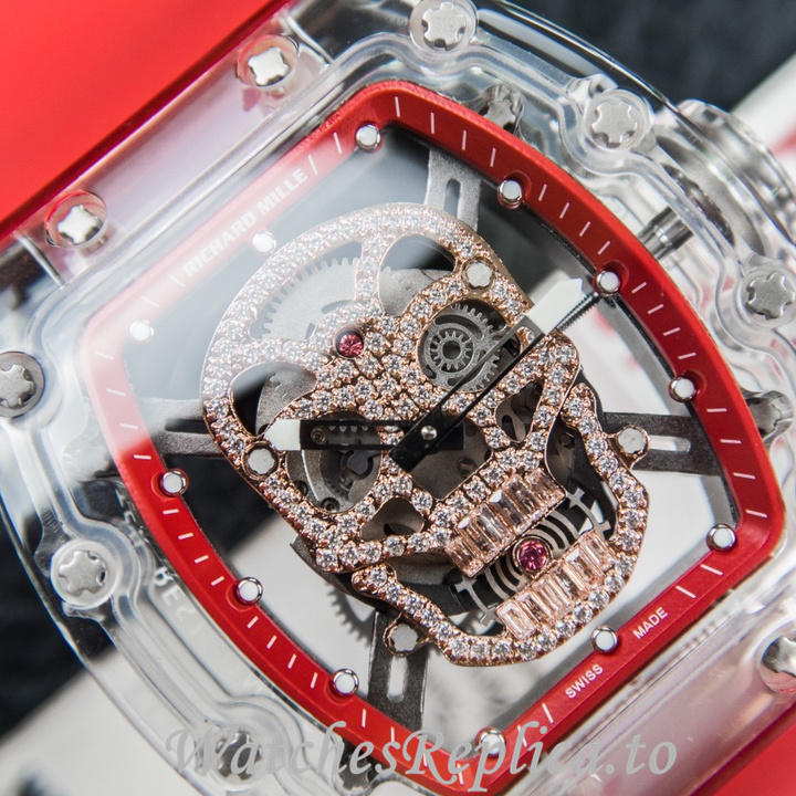 Richard Mille Replica RM052 Rubber strap 50MM - WatchesReplica.is