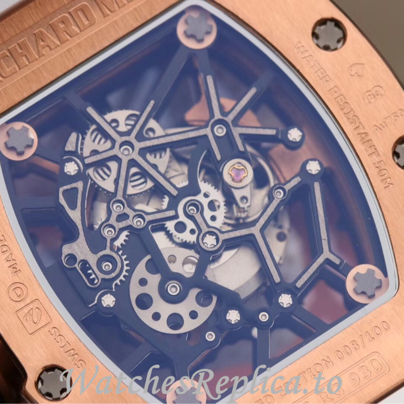 Richard Mille Replica RM035 Rubber strap 50MM - WatchesReplica.is