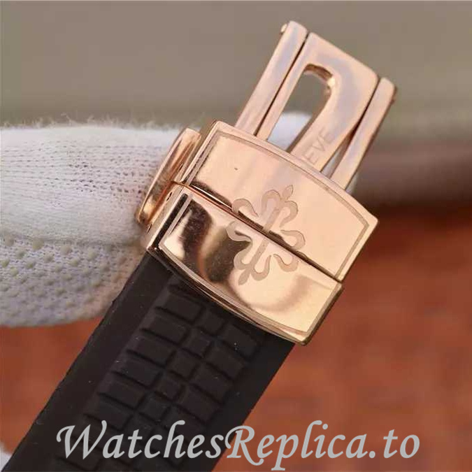 Patek Philippe Replica Aquanaut Rubber strap 42MM - WatchesReplica.is