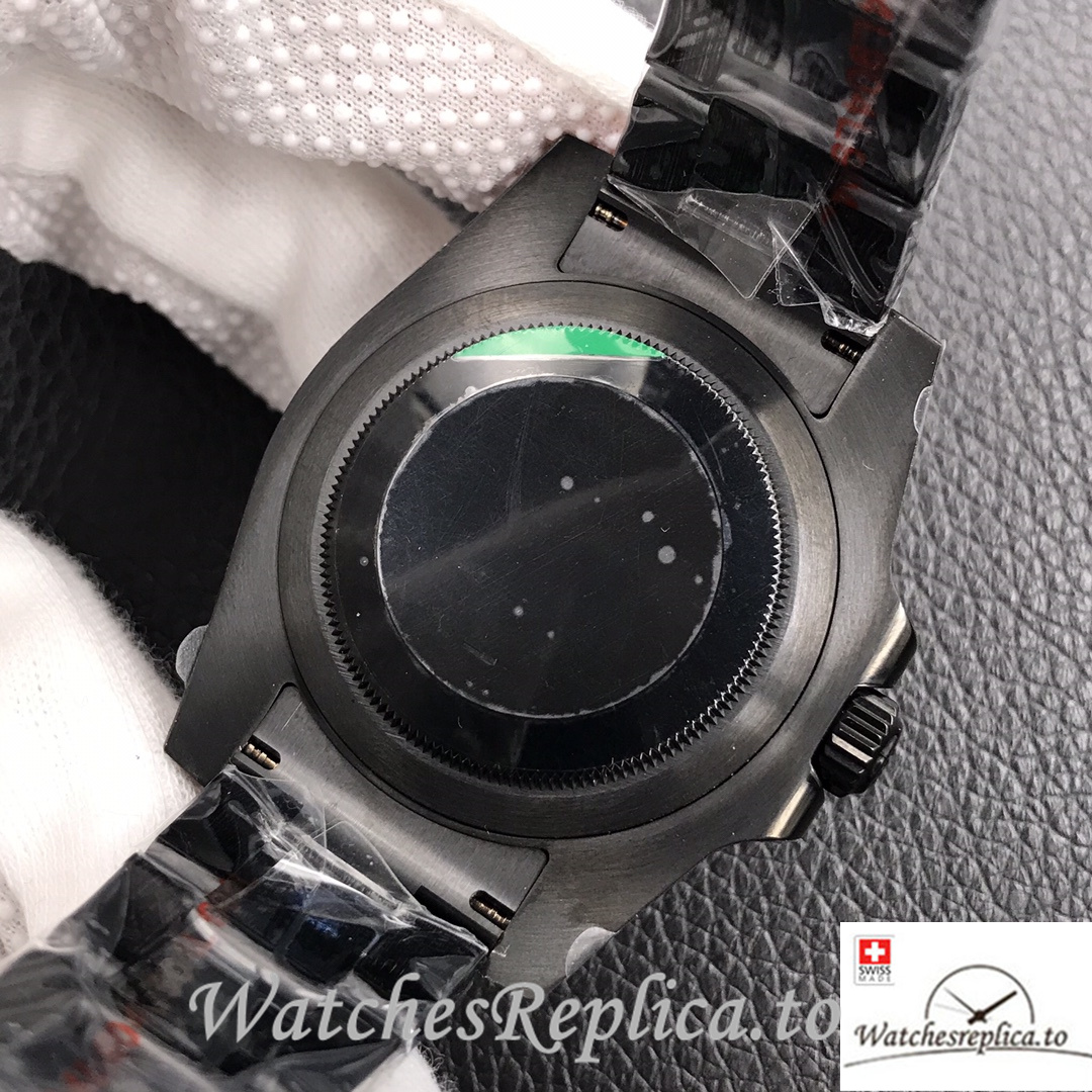 Swiss Rolex GMT-Master Replica Stainless steel strap 40MM - WatchesReplica.is