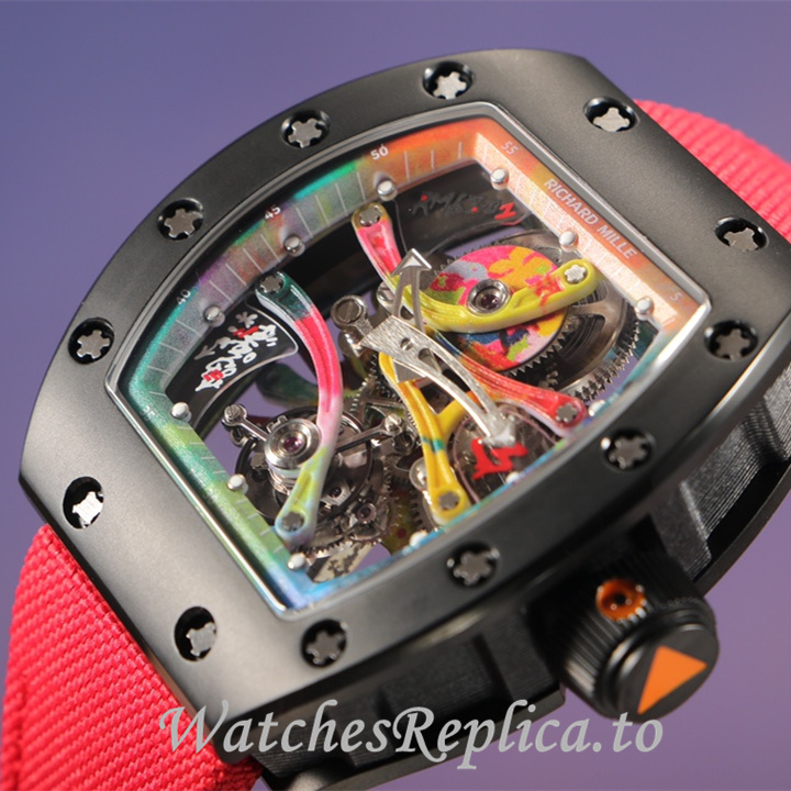 Richard Mille Replica RM68-01 Canvas strap 51MM - WatchesReplica.is