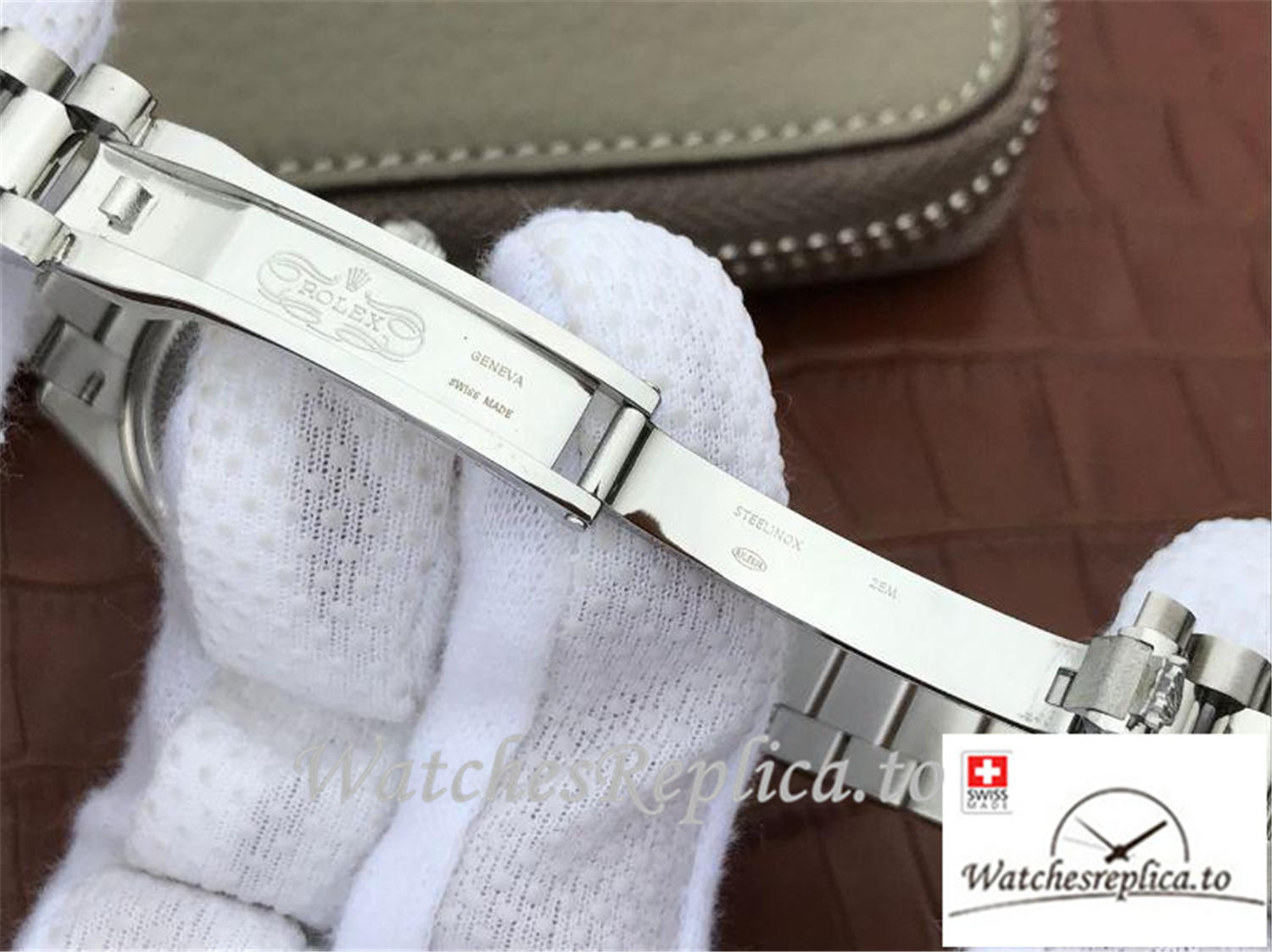 Swiss Rolex Datejust Replica 279136RBR Silver Dial 28MM - WatchesReplica.is