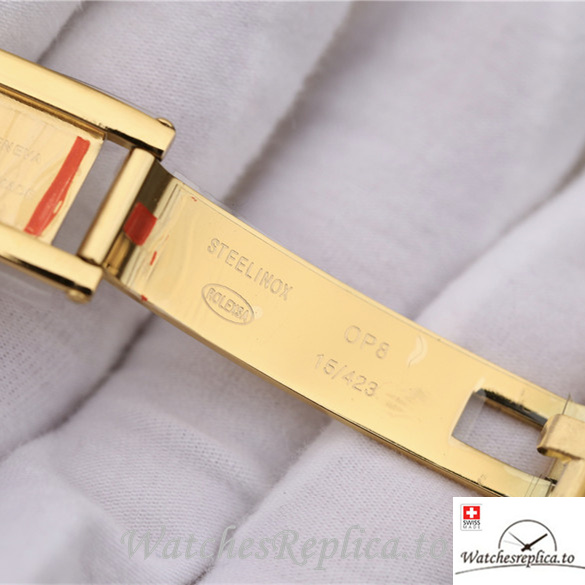 Swiss Rolex Daytona Replica 116598RBOW Yellow Gold strap 40MM - WatchesReplica.is