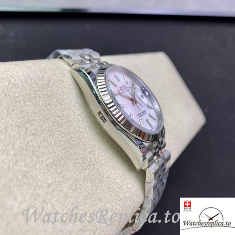 Swiss Rolex Datejust 126233 Replica Stainless steel strap 36MM - WatchesReplica.is