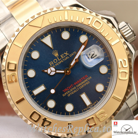 Swiss Rolex Yacht Master 168623 Stainless steel strap 40MM - WatchesReplica.is