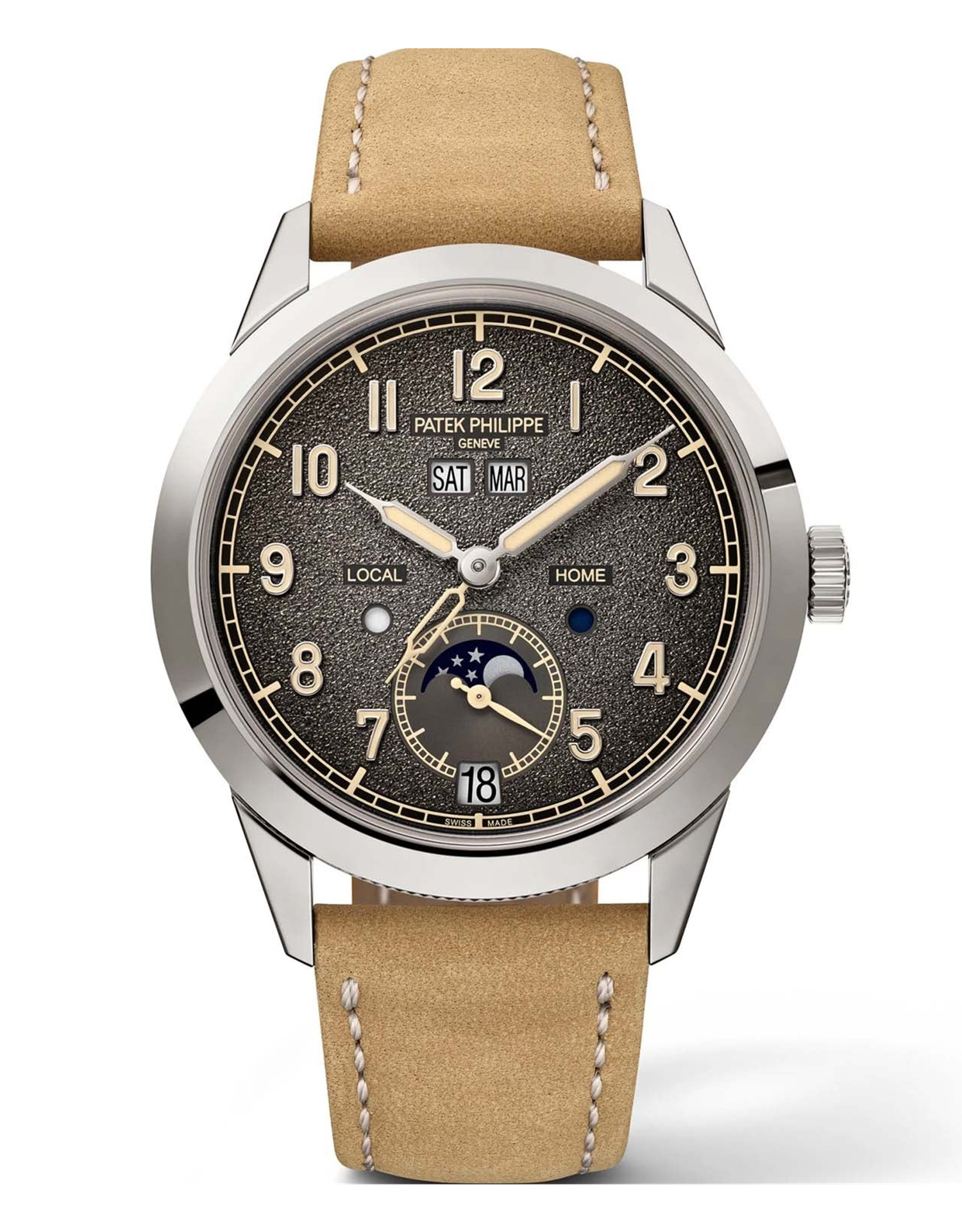 Patek Philippe Annual Calendar 5326G 41 mm Charcoal Gray Dial - WatchesReplica.is