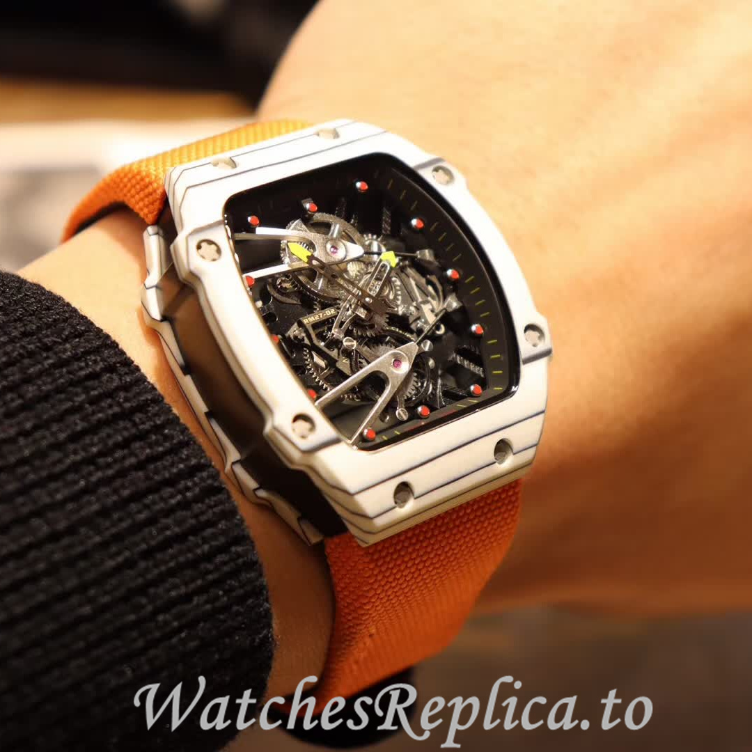 Richard Mille Replica RM27-02 Canvas strap 49MM - WatchesReplica.is
