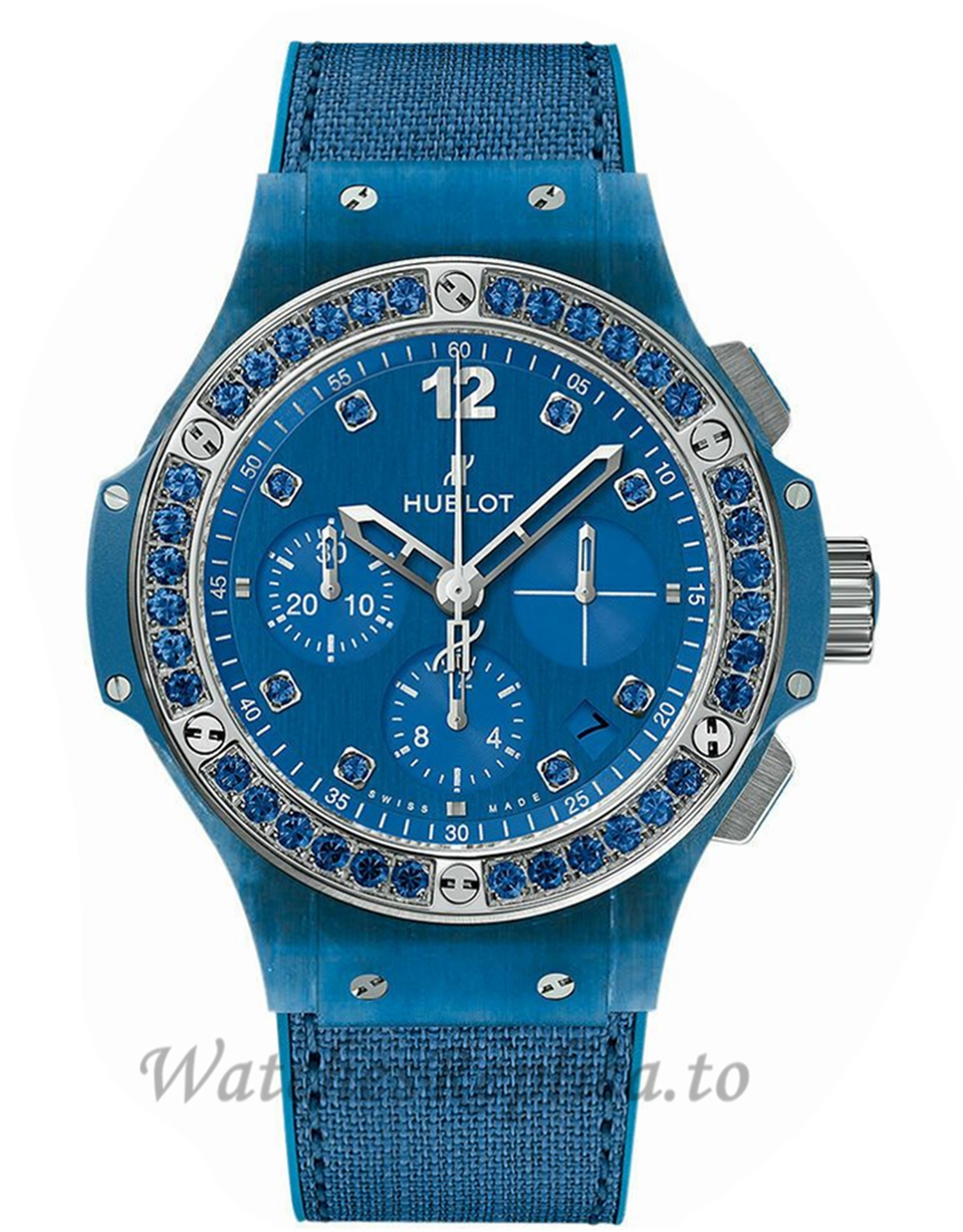 Hublot Replica Big Bang Linen Edition Steel Chronograph 41MM Watch 341.XL.2770.NR - WatchesReplica.is