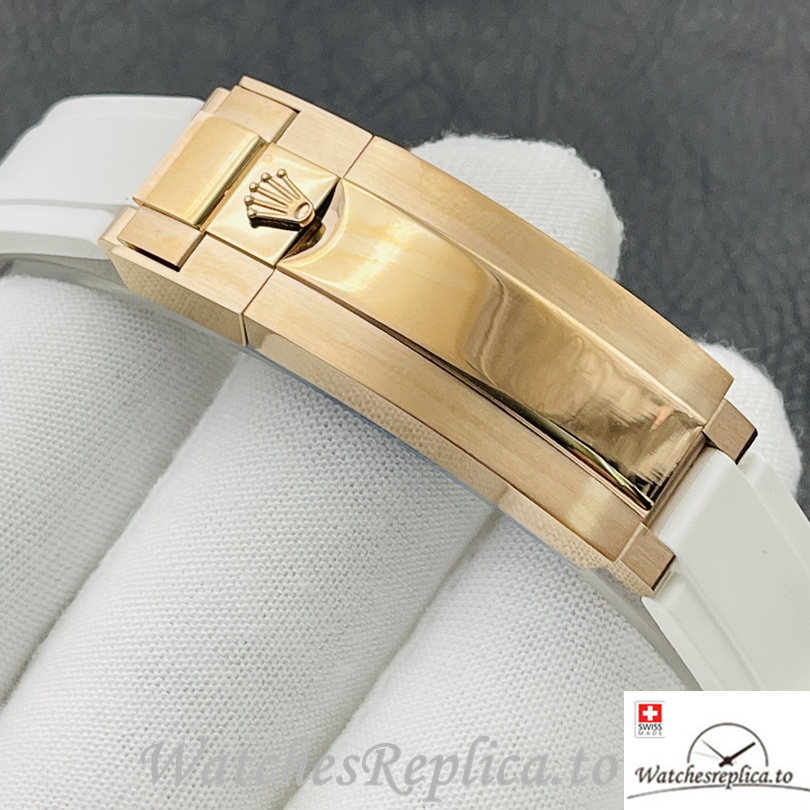 Swiss Rolex Daytona Replica Rubber strap 40MM - WatchesReplica.is
