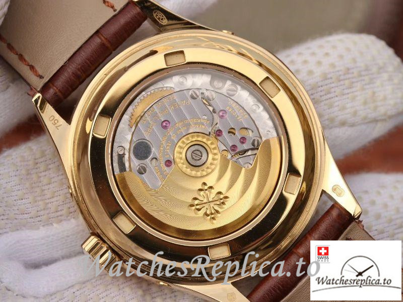 Swiss Patek Philippe Complications Annual Calendar Replica 5035J Roman Markers 40MM - WatchesReplica.is