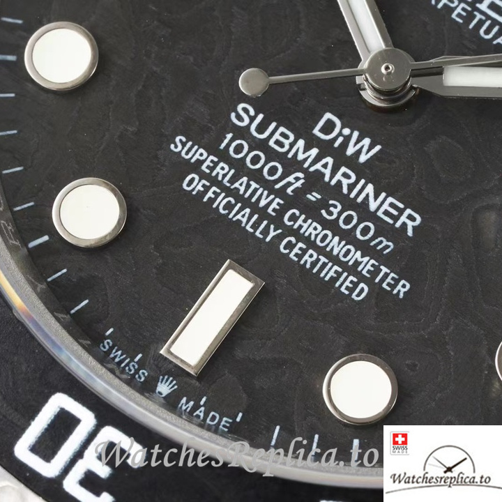 Swiss Rolex Submariner Replica Stainless steel strap 40MM Black Dial - WatchesReplica.is
