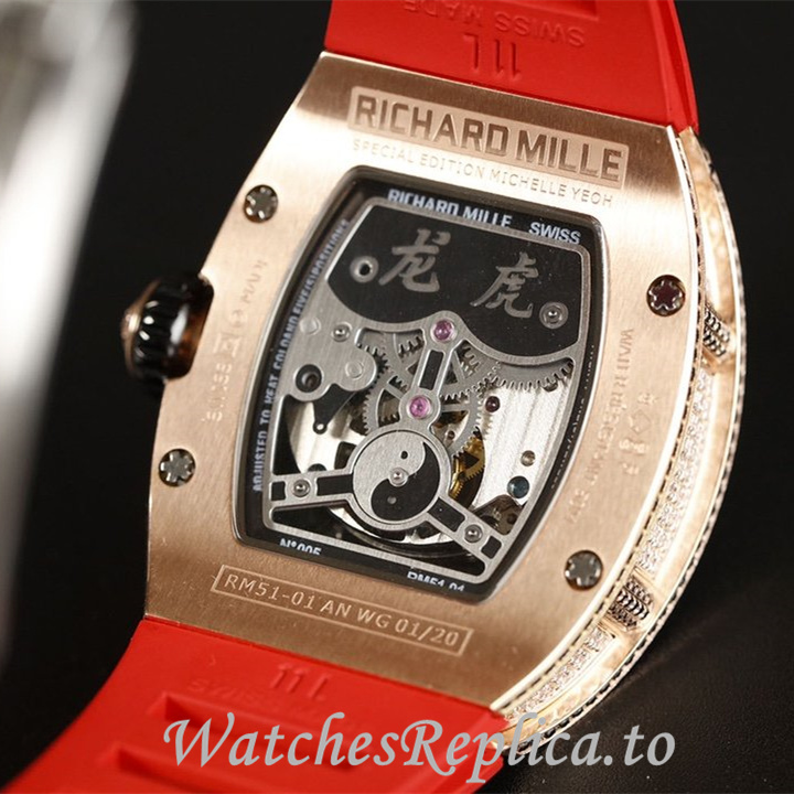 Richard Mille Replica RM51-01 Rubber strap 50MM - WatchesReplica.is