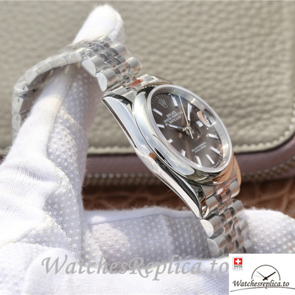 Swiss Rolex Datejust Replica 116200 Stainless steel strap 36MM - WatchesReplica.is