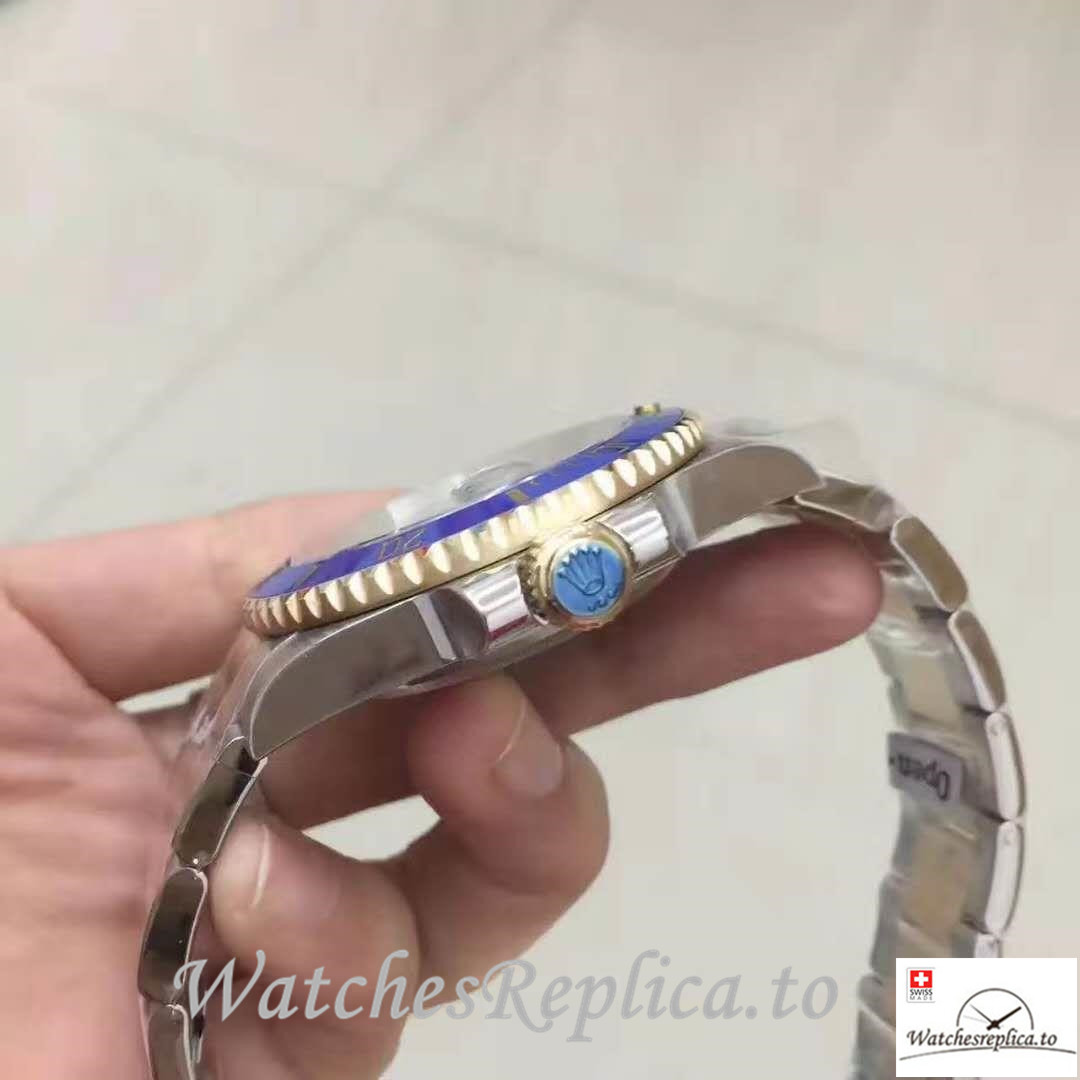 Swiss Rolex Submariner Date Replica 116613LB Blue Bezel 40MM - WatchesReplica.is