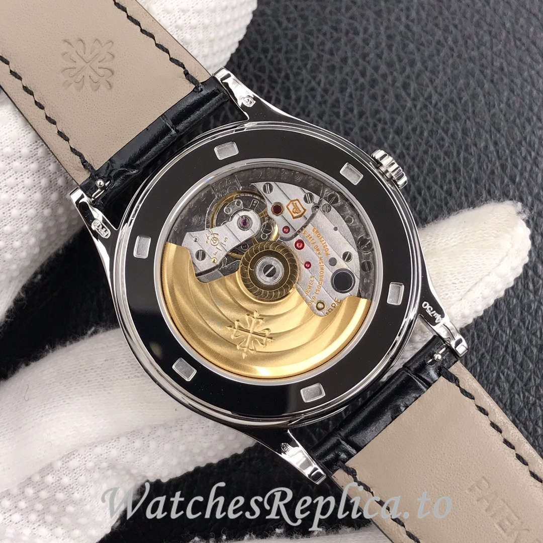 Patek Philippe Replica 5298P Leather strap 38MM - WatchesReplica.is