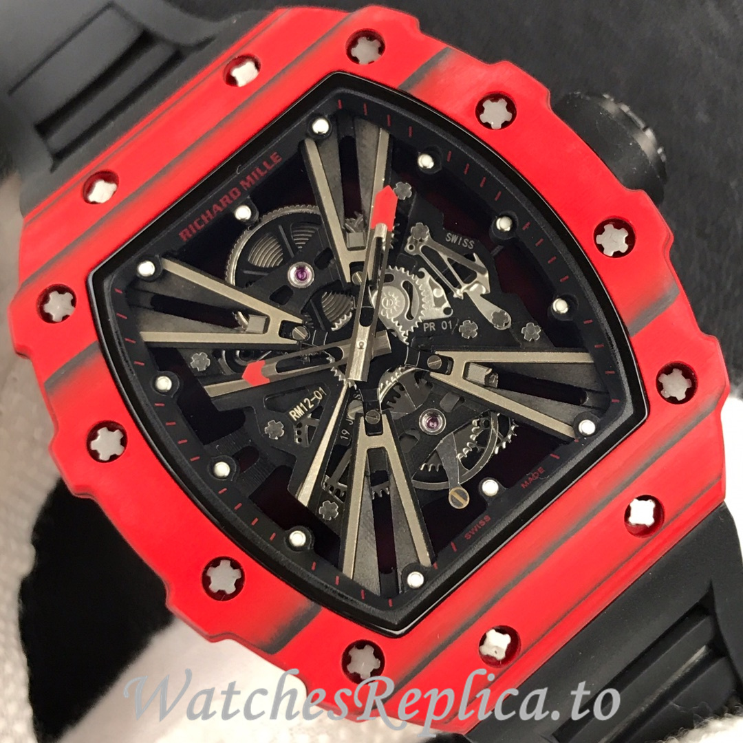 Richard Mille Replica RM12-01 Rubber strap 50MM - WatchesReplica.is