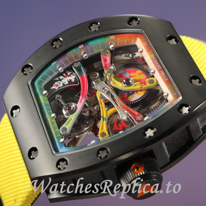 Richard Mille Replica RM68-01 Canvas strap 51MM - WatchesReplica.is