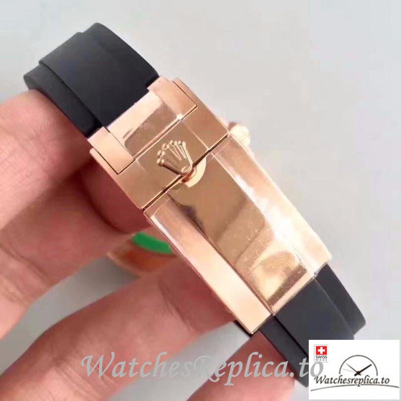 Swiss Rolex Yacht Master Replica 116655 Black Bezel 40MM - WatchesReplica.is