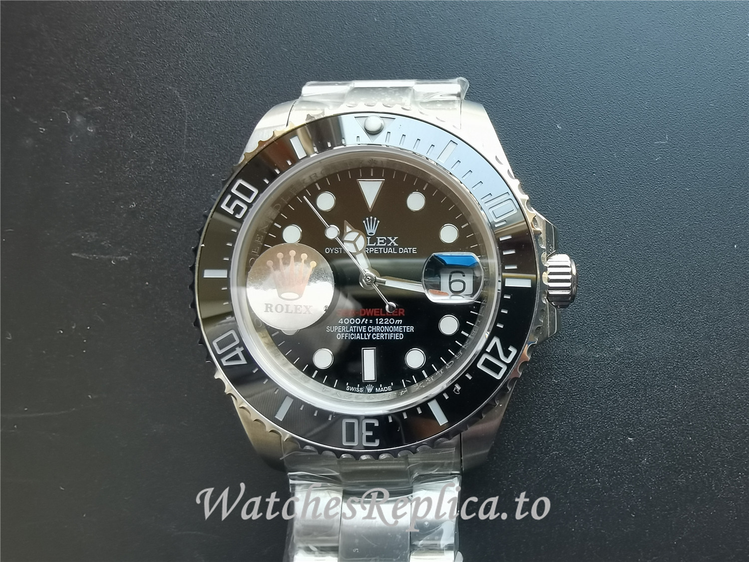 Rolex Sea-Dweller Replica 126600 Black Bezel 43MM - WatchesReplica.is