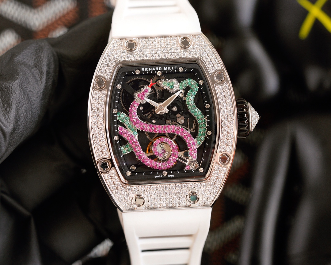 Richard Mille Replica RM26-01 Rubber strap 50MM - WatchesReplica.is