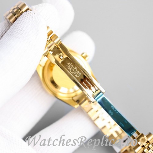 Swiss Rolex Datejust Replica 279383 Yellow Gold strap 28MM - WatchesReplica.is