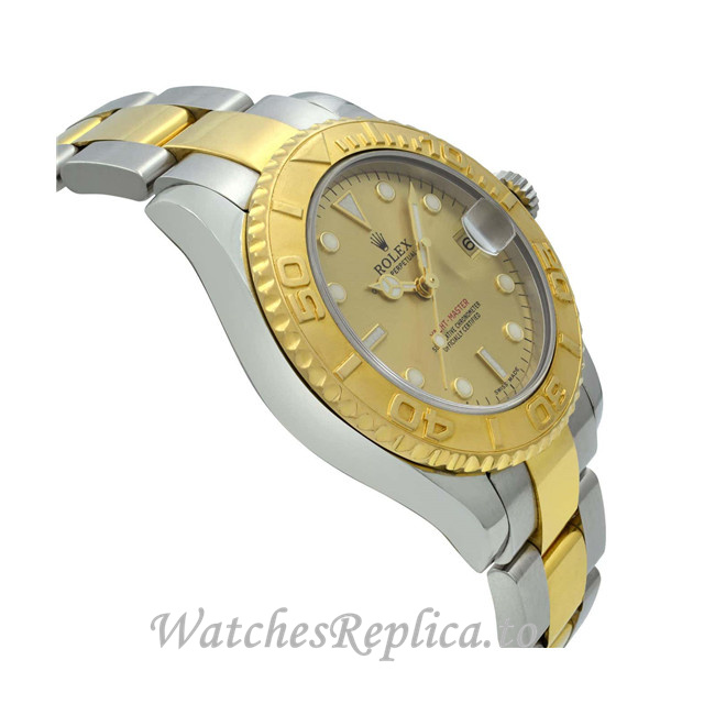Replica Rolex Yacht-Master 168623 CH 29MM Stainless steel strap Ladies Watch - WatchesReplica.is