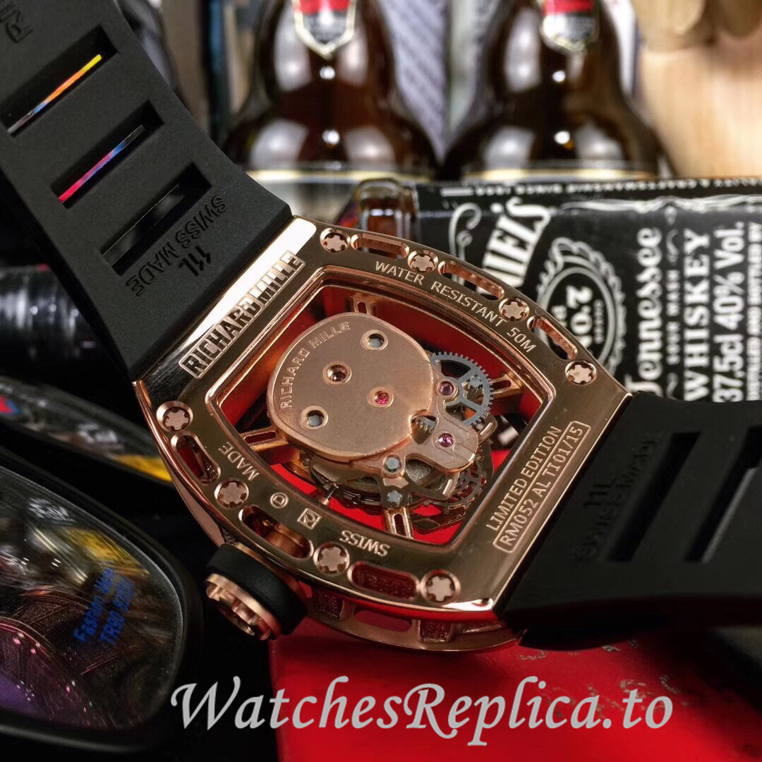 Richard Mille Replica RM052 Rubber strap 50MM - WatchesReplica.is
