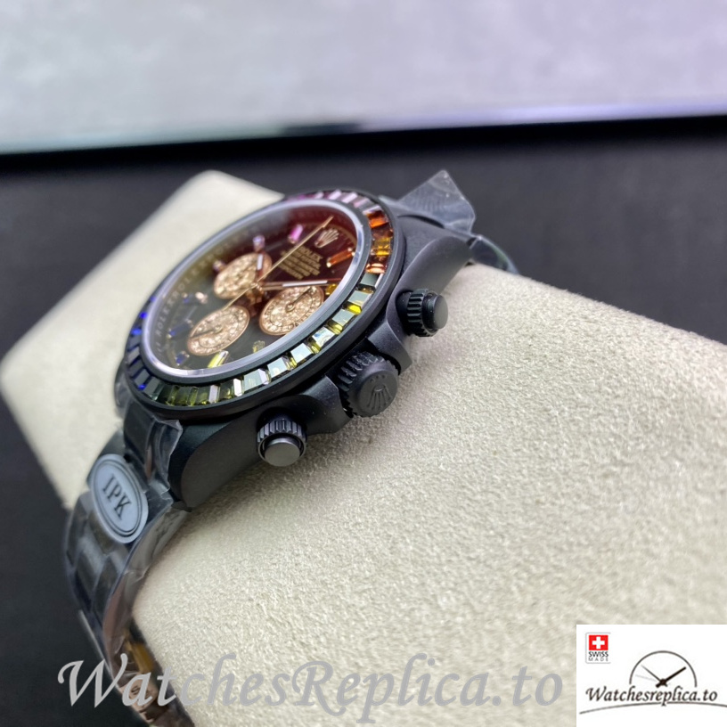 Swiss Rolex Daytona 116598RBOW Replica Stainless steel strap 40MM - WatchesReplica.is