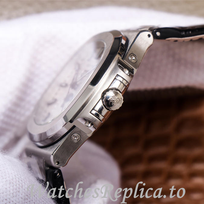 Patek Philippe Replica Nautilus 5726 Leather strap 40.5MM - WatchesReplica.is