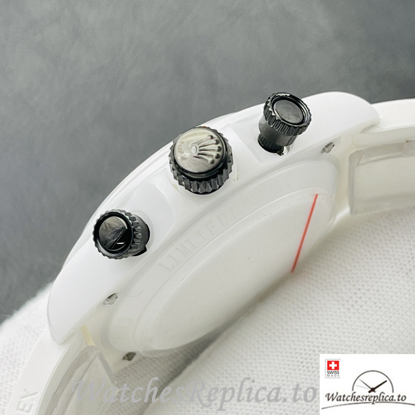 Swiss Rolex Daytona Replica Rubber strap 40MM - WatchesReplica.is