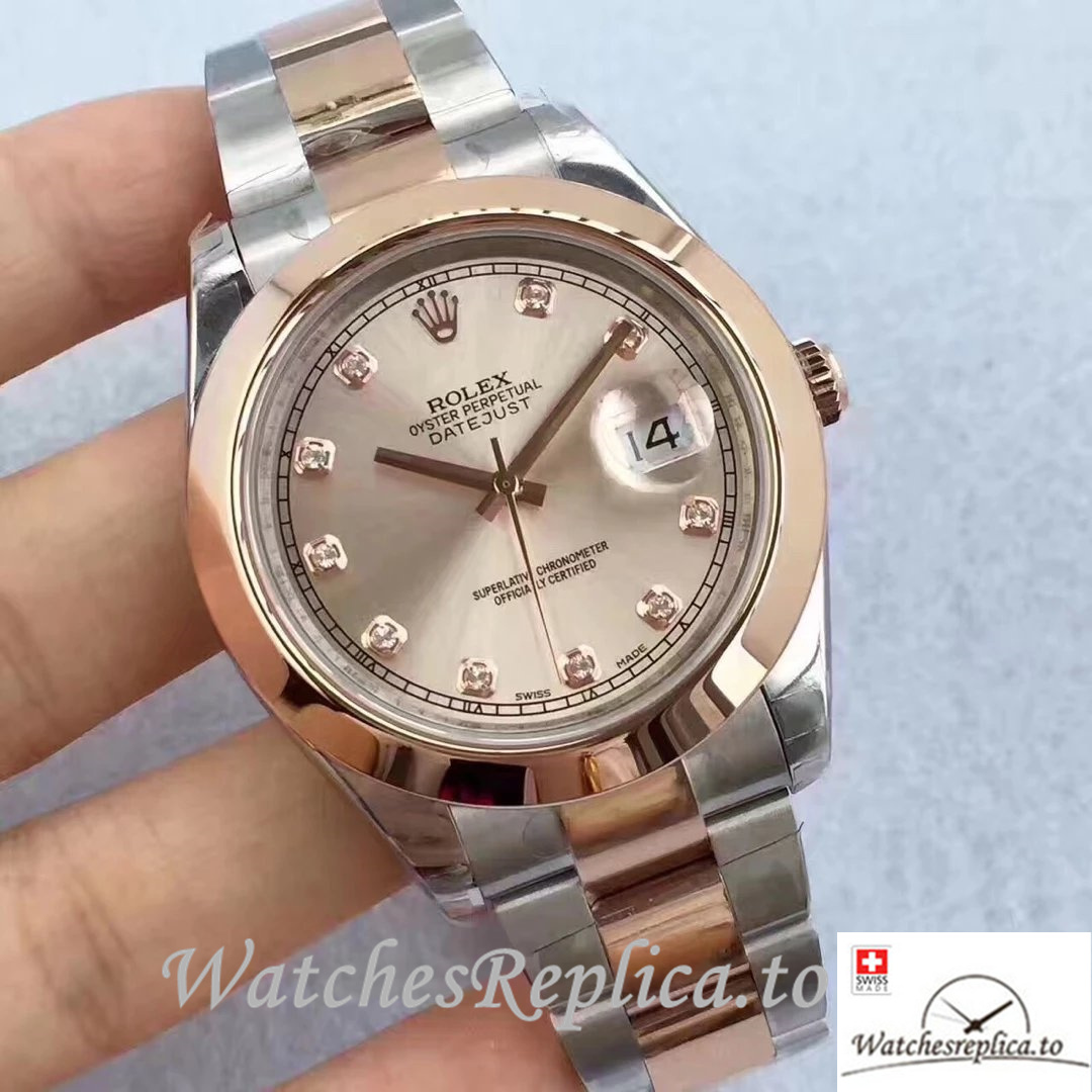 Swiss Rolex Datejust Replica 126301 Stainless steel strap 41MM - WatchesReplica.is