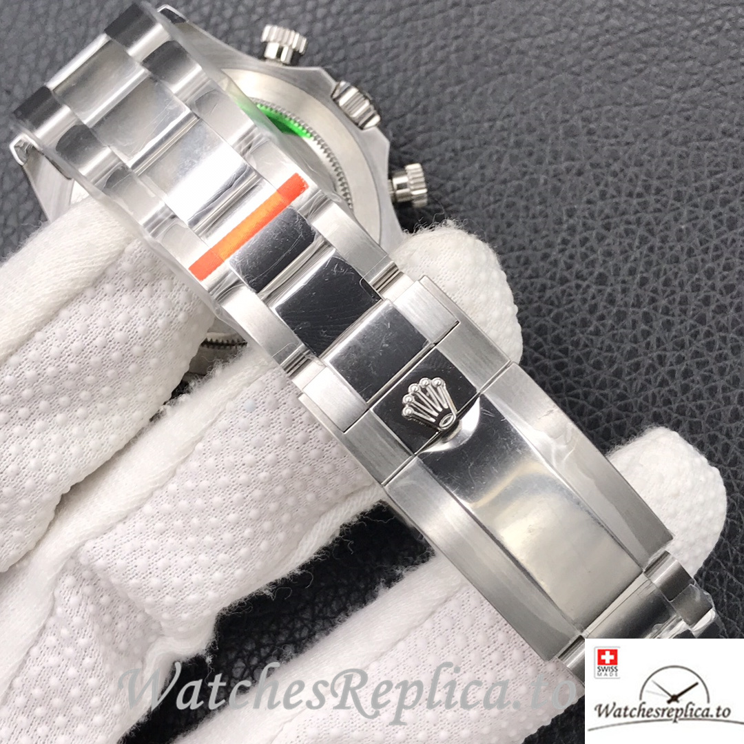 Swiss Rolex Daytona Replica Stainless steel strap 40MM - WatchesReplica.is