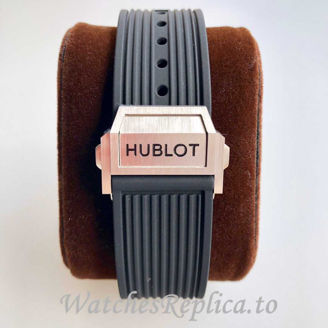 Hublot Replica Big Bang Gypsophila Chronograph v2 Rubber strap 45MM - WatchesReplica.is
