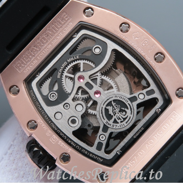 Richard Mille Replica RM57-01 Rubber strap 50MM - WatchesReplica.is