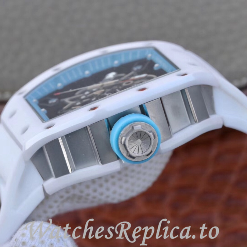 Richard Mille Replica RM055 Rubber strap 50MM - WatchesReplica.is