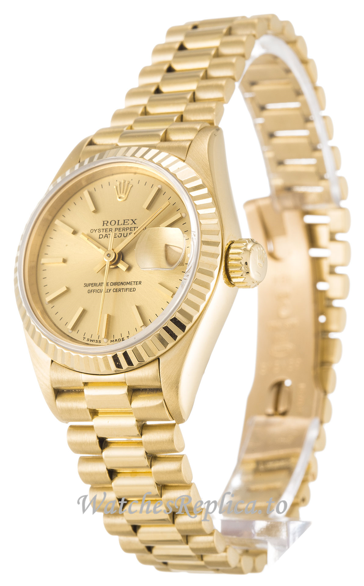 Rolex Datejust Lady Champagne Dial 69178 - WatchesReplica.is