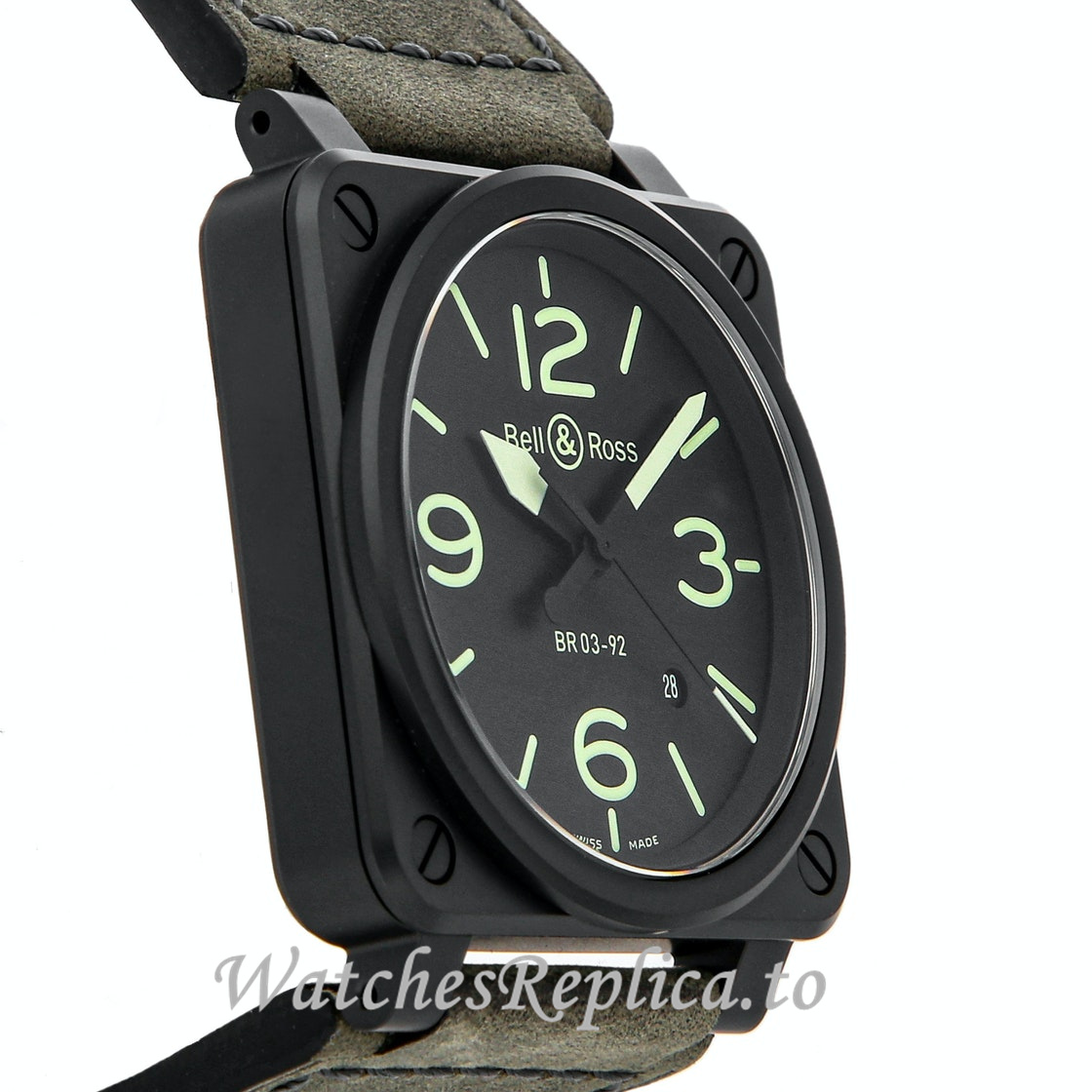 Replica Bell Ross BR 03 BR0392 BL3 CE SCA 42MM Mens Watch - WatchesReplica.is