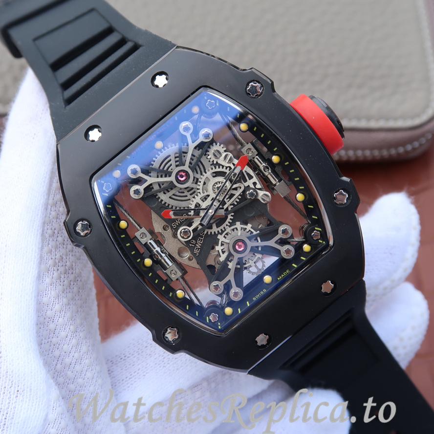Richard Mille Replica RM50 Rubber strap 48MM - WatchesReplica.is
