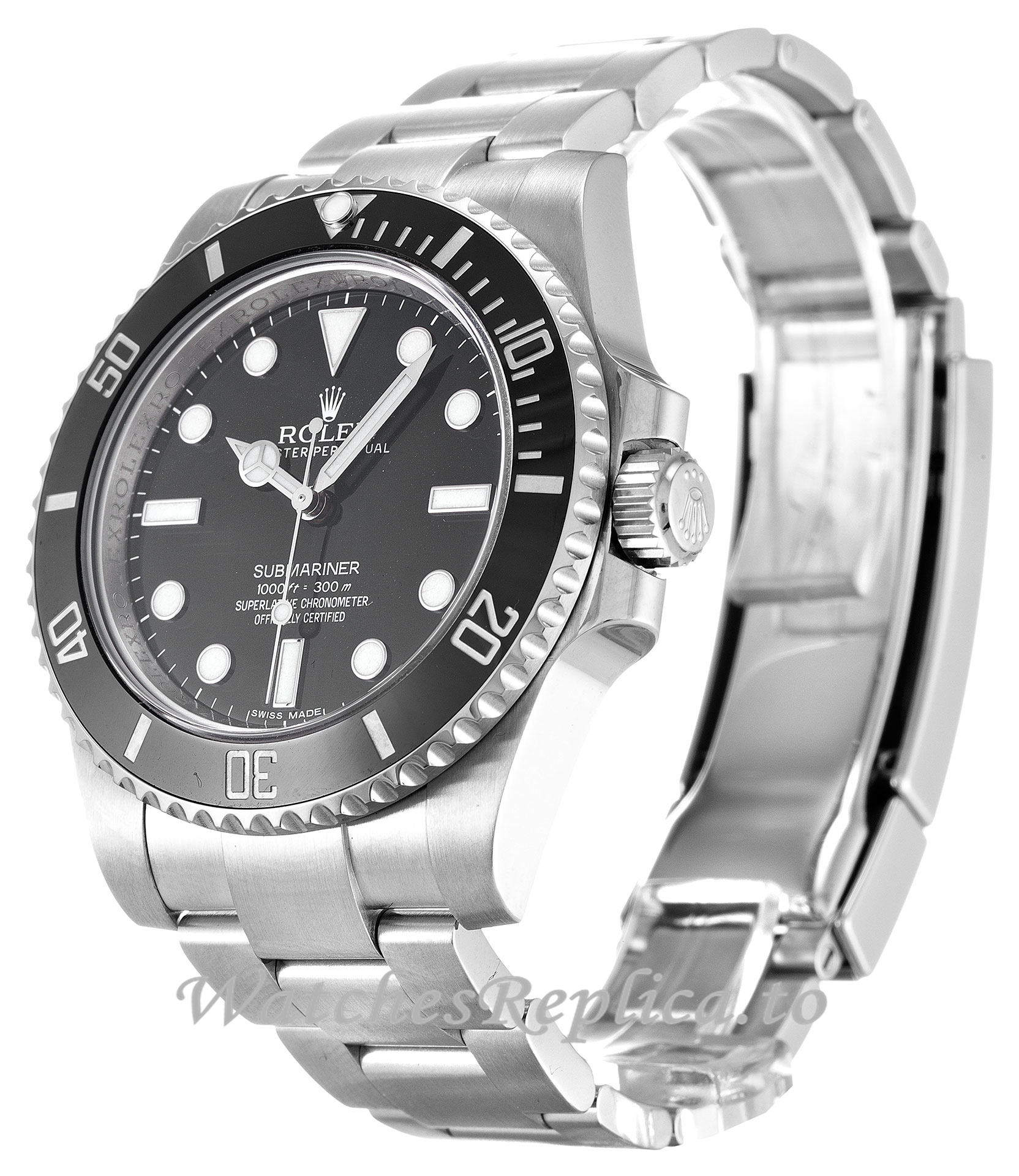 Rolex Submariner Black Dial 114060 - WatchesReplica.is