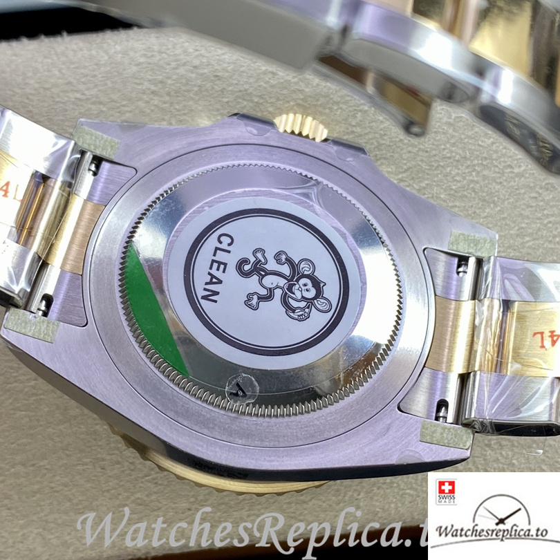 Swiss Rolex GMT Master Replica 116713 Stainless steel strap 40MM - WatchesReplica.is