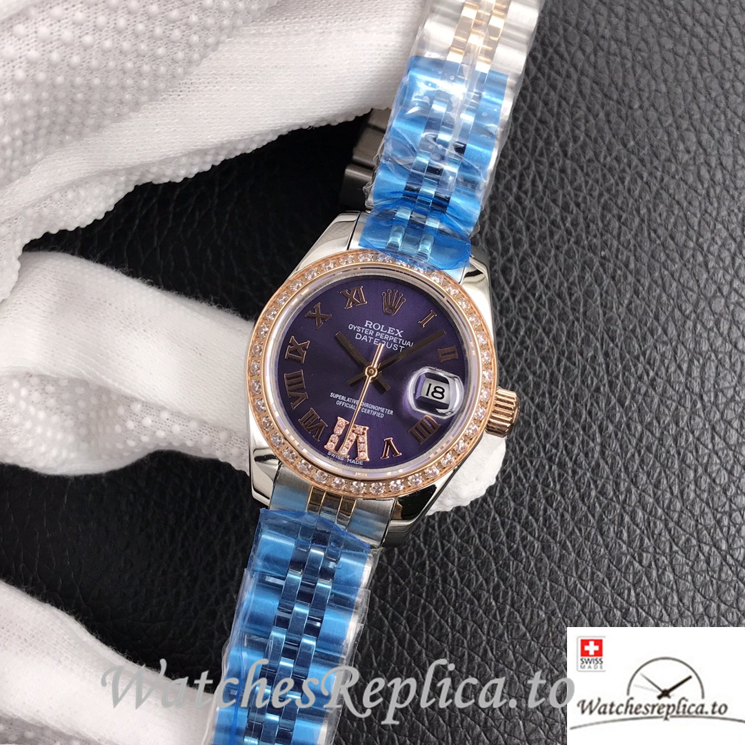 Swiss Rolex Datejust Replica 279381 Stainless steel strap 28MM - WatchesReplica.is