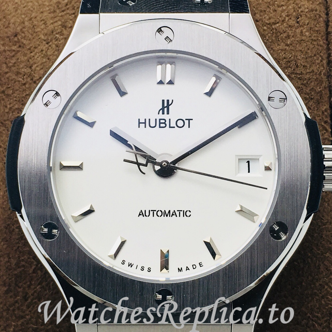 Hublot Replica Classic-Fusion-Series Leather strap 38MM - WatchesReplica.is